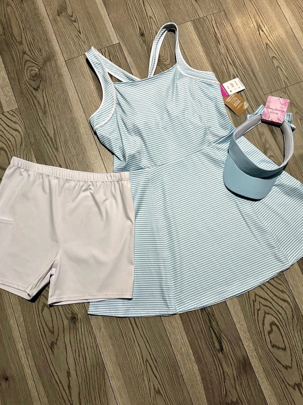 Tommy Bahama Striped Tennis Dress in Blue & White NWT